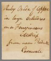 L 02722
<br/>
Label met opschrift
<br/>
<em>Forster, Adolarius Jacob</em>